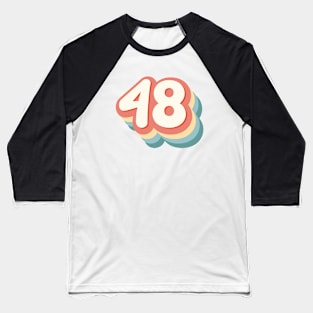 48 Number Baseball T-Shirt